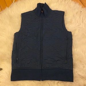 Blue Patagonia vest with inner pockets